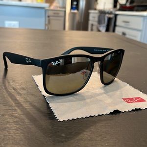 Unisex Ray Ban Chromance Polarized Sunglasses